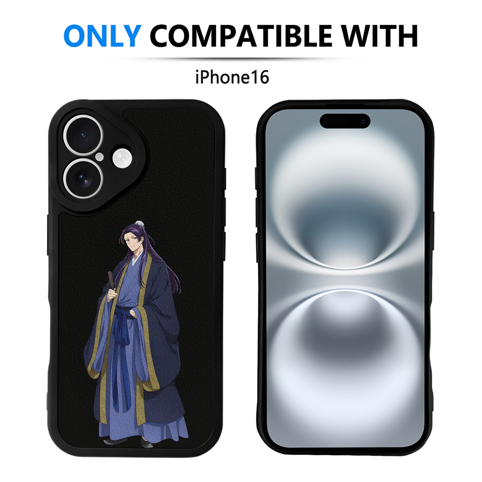 薬屋のひとりごと The Apothecary Diaries 【iPhone 16シリーズ対応】シリコンスマホケース（レザー調） 材質：シリコン